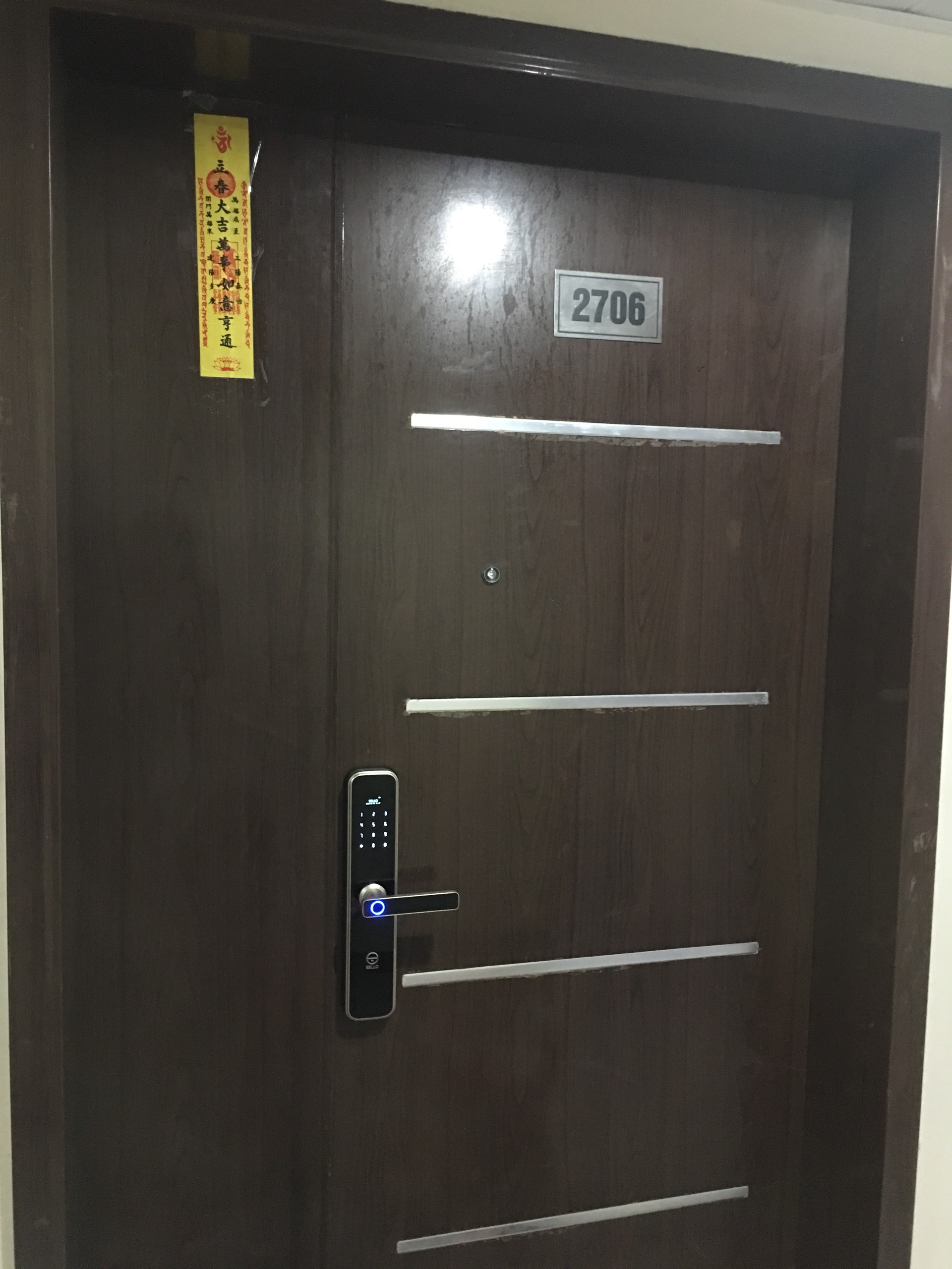 Lắp khóa SELLO cho căn 1807 tại Chung cư N04B Ngoại Giao Đoàn