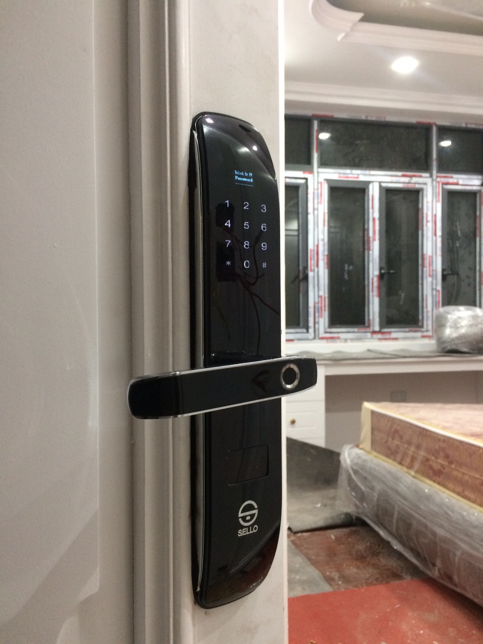 Lắp đặt khóa cửa SELLO A5 tại chung cư Udic Riverside - Vĩnh Tuy