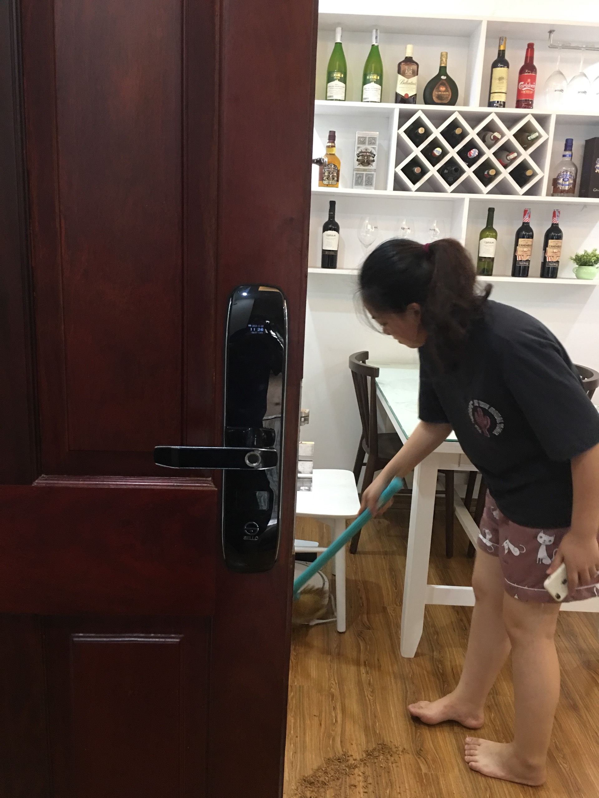 Lắp đặt khóa cửa SELLO A5 tại chung cư Udic Riverside - Vĩnh Tuy