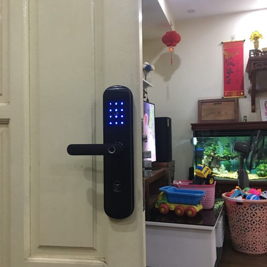 Lắp đặt khóa SELLO I2 Black tại căn hộ 21.05 Tân Tây Đô - Đan Phượng