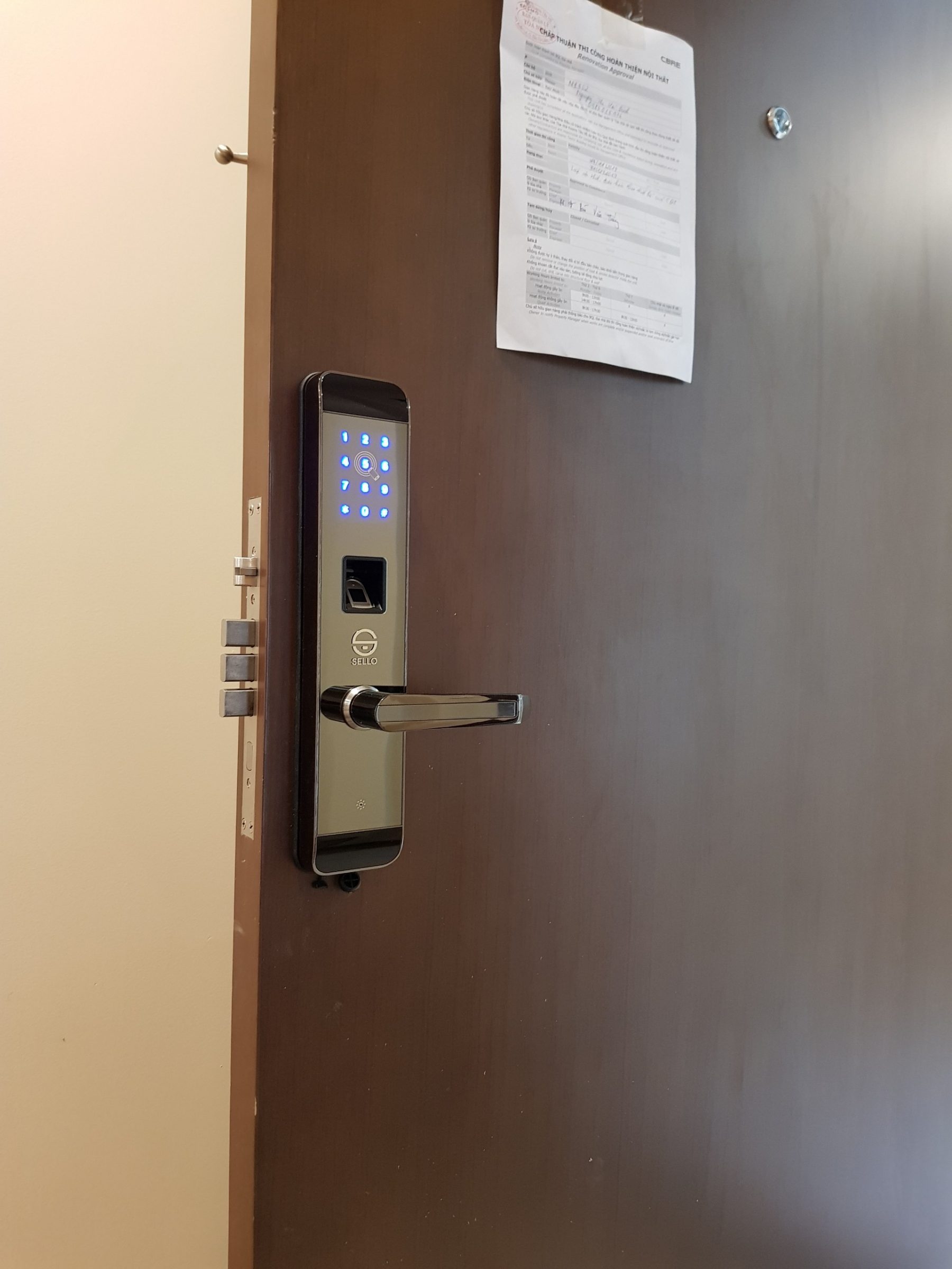 Lắp đặt khóa SELLO Tại chung cư Imperia Sky Garden 423 Minh Khai