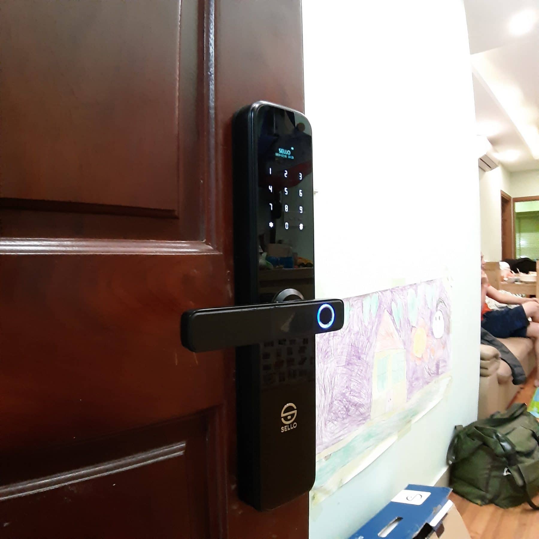 Lắp đặt khóa SELLO B2 Black tại chung cư Gimek - An Khánh