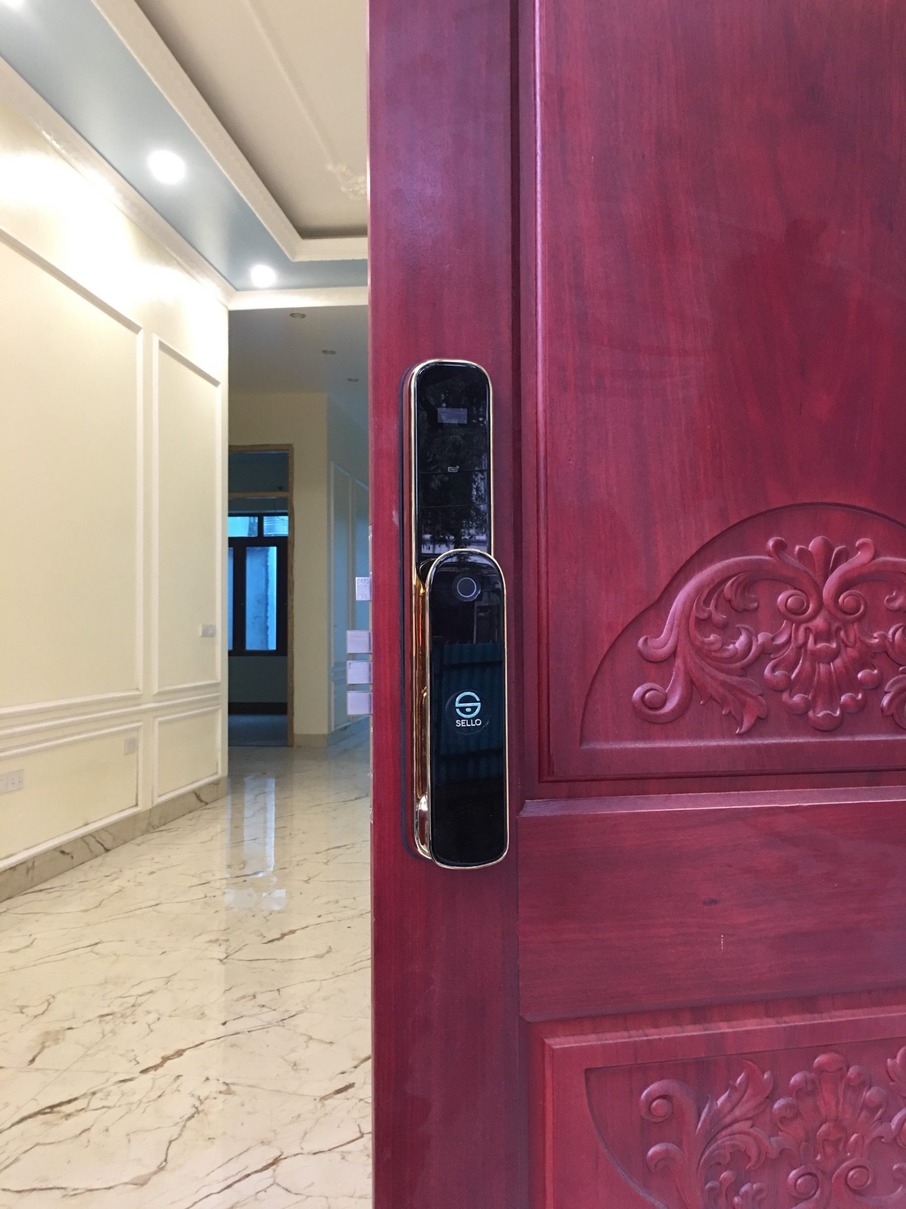 Lắp khóa cửa SELLO A6 Automatic tại Khoái Châu- Hưng Yên