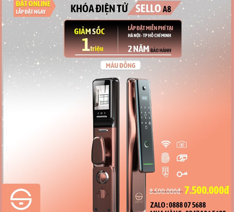 Những mẫu khóa cửa SELLO Pull - Push cao cấp hiện nay