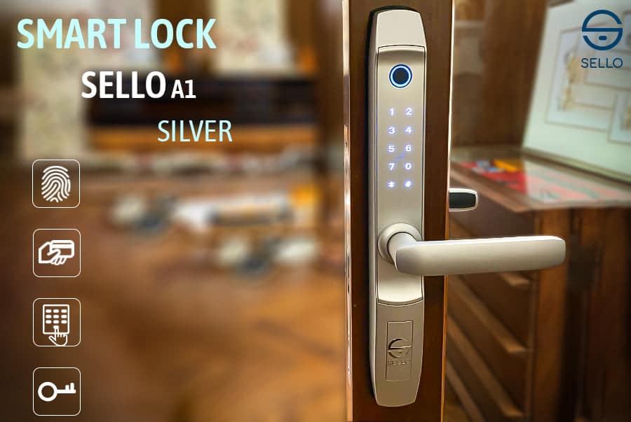 Khóa vân tay cửa lùa SELO a1