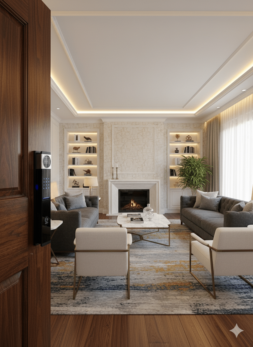 P8 faceid phòng khách Gemini Generated Image ldfk7bldfk7bldfk